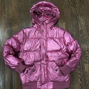 Appaman Metallic Hot Pink Puffer Jacket: size 7